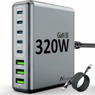 320W GaN USB-C Charger Station