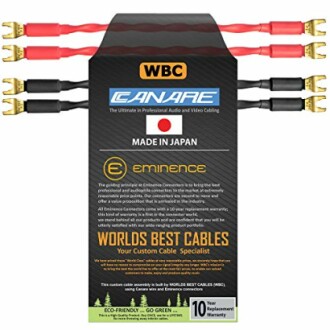 WORLDS BEST CABLES 4S11 Speaker Jumper Cables