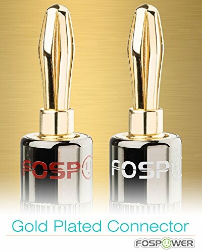 Gold plated connectors from Fospower.