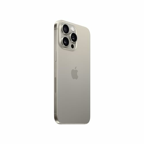 iPhone 15 Pro Max in natural titanium