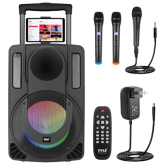 PyleUsa 15' Portable PA Speaker System