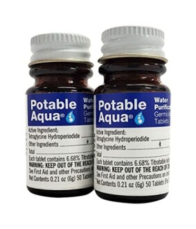 Potable Aqua Water Purification Tablets