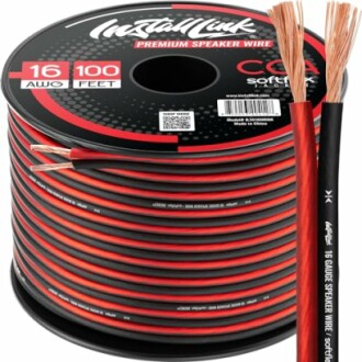 Install Link 16 AWG Gauge Speaker Wire Cable