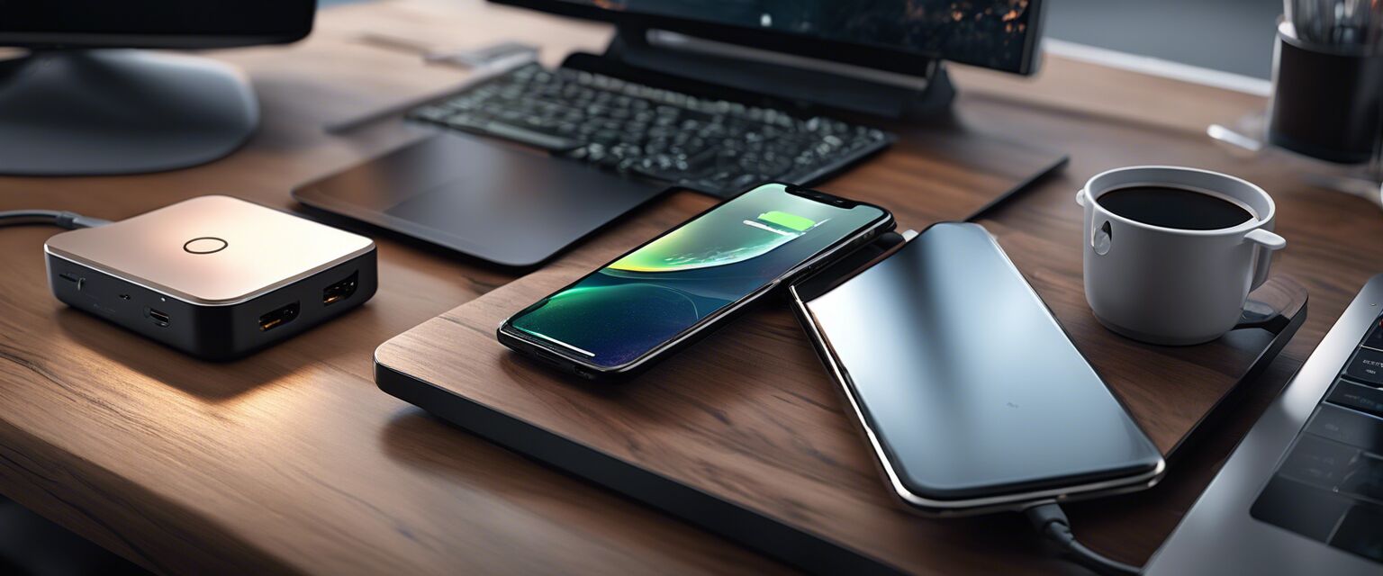 Wireless charger setup